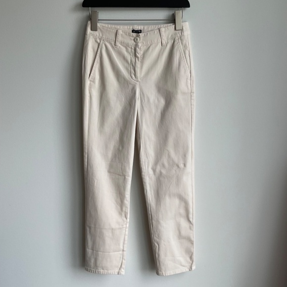 NWT J. Crew Petite Kate straight-leg pant in chino Natural SZ 0 P - Picture 3 of 5